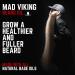 Mad Viking Beard Co. Premium Beard Oil - Natural Softener & Conditioner for Thicker Itch-Free Beards - Made in the USA (No Scent 2oz) - International Shipping Available - Buy Online on GoSupps.com