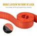 OneTigris Double Dog Leash with Reflective Stripes - 182cm Orange | Durable & Adjustable for Safe Walks - Buy Online on GoSupps.com