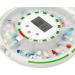 EZILIFE Automatic Pill Dispenser with Flashing Light Sound Alarm and Safety Lock 28-Day Electronic Medication Organizer Dispense Vitamins and Tablets Up 6 Times/Day Easy Read Display (Clear) - Buy Online on GoSupps.com