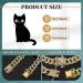Gold Cat Dog Chain Collar & Sunglasses Set | Rhinestone Cuban Collar Chain | Retro Round Glasses for Pets | Cosplay Party Costume Props (12 Inch) - Buy Online on GoSupps.com