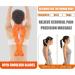 Yahbrra Trapezius Massage Device - Neck & Shoulder Pain Relief | Upper Back Relaxation & Cervical Support (Orange) - Buy Online on GoSupps.com