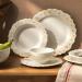 Serving Plates Ceramic Embossed Dinner Plate Dinner Household Tableware Fruit Plate Dim Sum Plate Dinner Plate Baking Plate Kitchen Tableware for Appetizer Dinner and Desserts (Size : 20cm) - Buy Online on GoSupps.com