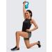 CRZ YOGA Women's Lightweight Racerback Tank Top - Medium Black - Buy Online on GoSupps.com