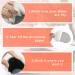2 Pairs Self-Adhesive Heel Pads Cushion Inserts for Comfortable Shoe Fit - Black, One Size - Heel Grips for Women & Men - Buy Online on GoSupps.com
