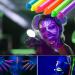 6PCS Saturey Glow Black Light Face & Body Paint Crayons - Neon Glow Makeup for Parties, Mardi Gras & Christmas - Buy Online on GoSupps.com