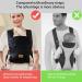 Buy VRBabies Ergonomic Baby Carrier for Newborns - Breathable & Adjustable - 0-2 Years (Black) - Ideal Back Carrier for Comfort & Support - Buy Online on GoSupps.com