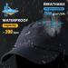Waterproof Navy Blue Baseball Cap | Foldable Rain Hat for Men and Women | Outdoor Running and Fishing Sun Protection - Buy Online on GoSupps.com