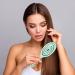 CHIARA AMBRA Bio Friendly Detangling Brush - Vegan Turquoise Vent Hairbrush for Thick & Curly Hair - Buy Online on GoSupps.com