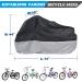 MOPHOTO Heavy Duty Waterproof Adult Tricycle Cover 75 L Black/Silver - Buy Online on GoSupps.com