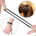 TecUnite 200 Pcs No-Metal Hair Ties Ponytail Holders, No Crease Elastic Hair Bands, 5cm/2inch Diameter, 8mm Thickness, Size 2 Colors Set 2 - Buy Online on GoSupps.com