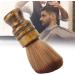 Professional Barber Fiber Wooden Handle Cutting Neck Duster Broken Hair Sweep Brush Hair Cutting Neck Duster Brush Neck Face Duster for Salon Stylist - Buy Online on GoSupps.com