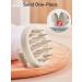 Heeta Scalp Massage Brush | Silicone Hair Brush for Wet & Dry Use | Soft Bristles | Oatmeal Color | Enhance Hair Health - Buy Online on GoSupps.com