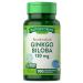 Nature's Truth Ginkgo Biloba 120 mg Standardized Plus Bacopa Extract 100 Count 100 Count (Pack of 1)