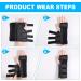 AOOWU Adjustable Carpal Tunnel Wrist Support Brace with Metal Splint - Breathable Relief for Pain, Sprains, Tendonitis (M Right) - Buy Online on GoSupps.com