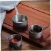 Milisten Stainless Steel Cups Stainless Steel Sauce Cup Coffee Pot Bread Silver 14X7X3.5CM - Buy Online on GoSupps.com