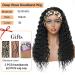 18 Inch Deep Wave Black Ombre Headband Wig - Glueless Half Wig for Daily Use - Buy Online on GoSupps.com