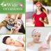 Jexine Nurse Headbands with Buttons - 12 Non Slip Wide Headbands for Women - Elastic Ear Protection for Nurses - Perfect Nurse's Day Gift - Buy Online on GoSupps.com