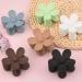 6 PCS Matte Flower Claw Clips for Women - 3 Inch Large Non-Slip Strong Hold Hair Clips for Thin to Thick Curly Hair - Buy Online on GoSupps.com