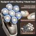 7D Electric Shaver for Bald Men | Waterproof Grooming Kit with Nose Trimmer & LED Display - Buy Online on GoSupps.com