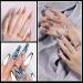 240 Pieces Nail Tips - Transparent Half Cover Acrylic Extensions for DIY Nail Art | 12 Sizes Clear French Wrong Nails - Buy Online on GoSupps.com