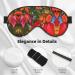 Fall Red Leaves & Fruits Print Unisex Eye Mask | Soft Light-Blocking Sleep Mask - Comfortable Sleep Accessory - Buy Online on GoSupps.com