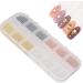 Nail Art DIY Ball Decorations 12 Grids Simple Operation Nail Art Ball Decorations Nail Art Steel Ball Decor for Nail Studios for Women(07) - Buy Online on GoSupps.com