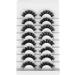 Leipple 8D Mink Lashes - 8 Pairs of Professional Waterproof False Eyelashes (QZ-04) - Buy Online on GoSupps.com