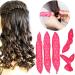 20 Pieces Hair Rollers Night Sleep Flexible Sponge Pillow Foam Hair Curlers DIY Hair Styling Tools for Long Medium Short Thick Thin Hair Pink - Buy Online on GoSupps.com