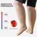Shop Putuo Compression Stockings for Men & Women - Thrombosis & Oversize Support Socks (Beige XXL) - Ideal for Travel Medical & Running - Buy Online on GoSupps.com