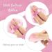 Set of 2 Triangle Makeup Powder Puff - Soft Velour Pads for Loose Powder & Foundation Cosmetics (Pink & Blue) - Buy Online on GoSupps.com