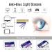 Suertree 3 Pack Reading Glasses with Blue Light Filter - Stylish Anti-Blue Visual Aid for Men & Women - 2.5x Magnification Quality Spring Hinge BM671 - Buy Online on GoSupps.com