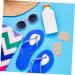 FOMIYES 6 Pairs Forefoot Pad Pinch Stickers - Black Gel Cushions for Flip-Flops & Sandals | Ultimate Toe Protector Insoles for Women & Girls - Buy Online on GoSupps.com