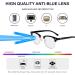 Kursan Blue Light Blocking Glasses for Women & Men | Semi-Rimless Fake Nerd Eyeglasses - Bright Black Gold 52mm - Buy Online on GoSupps.com