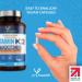 High Strength Vitamin K2 MK7 700mcg - 90 Vegan Capsules - Made in UK by YrHealth - Buy Online on GoSupps.com