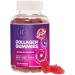 Collagen Peptides Gummies with 2500 mcg Biotin - Hydrolyzed Type I & III Multi Collagen Supplement with Vitamin C & Zinc - Support for Hair Skin Nails Tasty Pomegranate Flavor - 120 Gummies 120 Count (Pack of 1)