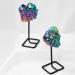 Natural Titanium Coated Rainbow Crystal Quartz Cluster Geode Druzy Rock Crystal Quartz Cluster Home Decoration Gemstone Specimen + Free Display Stand Crystal Cluster - Buy Online on GoSupps.com