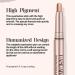 Eyeshadow Stick Pencil Waterproof Glitter Eyeshadow Pencil Highlighter Stick for Women Eye Brightener Highlighter Eyeliner Crayon Make up for Vacation Dating Shopping 03 - Buy Online on GoSupps.com