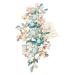 HONMEET Hair Plug Bridal Hair Comb Bridal Hair Clip Rhinestone Flower Hairpins Bun Clips for Hair Tiara Hair Clip for Wedding Bride Hairpin Wedding Headpiece for Bride Women Gajra