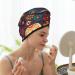 Microfiber Hair Drying Cap - Skulls & Flowers | Soft Quick-Dry Towel Wrap for Curly Long & Thick Hair - Buy Online on GoSupps.com