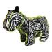 Outward Hound Xtreme Seamz - Squeaky plush toy for dogs - reinforced dense filling material - Zebra