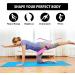 FXH Resistance Bands Set for Legs and Butt - 3 Pack Fabric Exercise Loop Bands for Yoga, Pilates, and Home Workouts - Strength Bands for Booty - Purple/Pink/Green - Buy Online on GoSupps.com