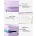 Purple PU Leather 2 Times a Day Cute Pill Organizer for Women - Portable Weekly Pill Box with Storage Bag - Ideal for Vitamins/Medications - Buy Online on GoSupps.com