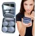 Buy Muslalo Purple Contact Lens Container Set with Mirror Tweezers & Solution Bottle - Travel-Friendly & Ideal for International Shipping - Buy Online on GoSupps.com