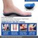 TOPSOLE Plantar Fasciitis Insoles - Arch Support Orthotic Inserts for Pain Relief - Men's 10-10.5 / Women's 12-12.5 Blue-22 - Buy Online on GoSupps.com