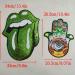 Green Sequin Patch DIY Clothing Embellishment - Beaded Embroidered Pattern Decals - Buy Online on GoSupps.com