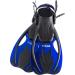 Cressi Junior Snorkeling Kit for Ages 3-10 - Mask, Dry Snorkel, Adjustable Fins, Net Bag - Lightweight Colorful Equipment - Rocks Pro Dry Set L/XL - Black/Cobalt - Buy Online on GoSupps.com