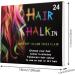 Hair Chalk Hair Chalk 24 Colors Temporary Hair Dye Safe Hair Chalk for Kids Washable Temporary Hair Colour Pen Colorful Gifts nice Toy for Kids & Adults Halloween Carnival Cosplay Party - Buy Online on GoSupps.com