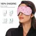 Haskirky Light Blocking Eye Mask - Breathable & Adjustable for Adults | Ideal for Travel, Yoga, Meditation & Office - Pink Stars - Buy Online on GoSupps.com