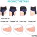 Sovio U Shaped Toe Straightener for Bent Toes + Hammer Toe Support (1PC) + Toe Separators (2PC) - Toe Straighteners for Broken Toes - Buy Online on GoSupps.com