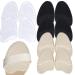 6 Pairs Metatarsal Pads Anti-Slip Foot Pads for Open Toe Shoes Forefoot Cushion Pads Pain Relief Ball of Foot Cushions High Heel Comfort Pads Self-Adhesive Foot Foam Gel Cushion Pads for Women